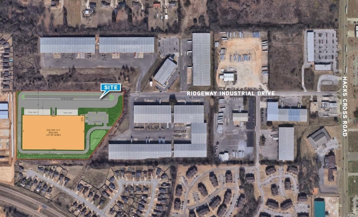 Ridgeway Industrial, Olive Branch, MS for rent - Aerial - Image 2 of 2