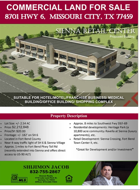 8701 HWY 6, Missouri City, TX for sale Primary Photo- Image 1 of 5