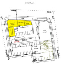 2481-2489 Lincoln Blvd, Venice, CA for rent Site Plan- Image 2 of 2