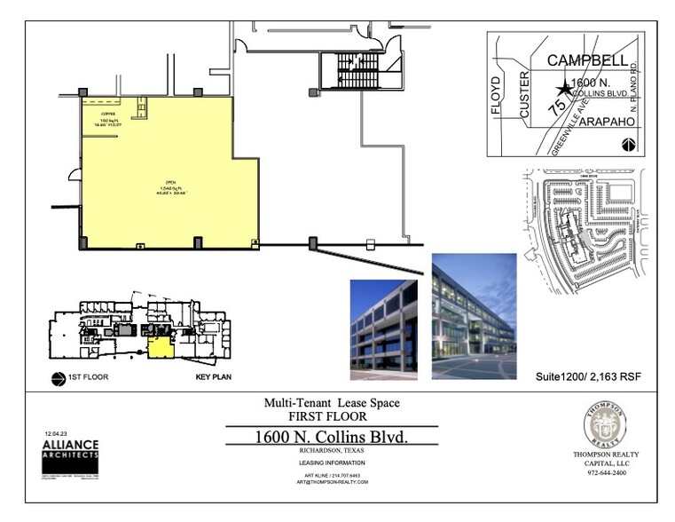 1600 N Collins Blvd, Richardson, TX for rent - Floor Plan - Image 3 of 5