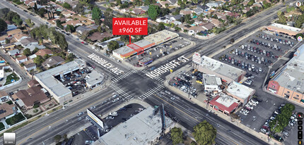 16153-16167 Nordhoff St, North Hills, CA - aerial  map view - Image1