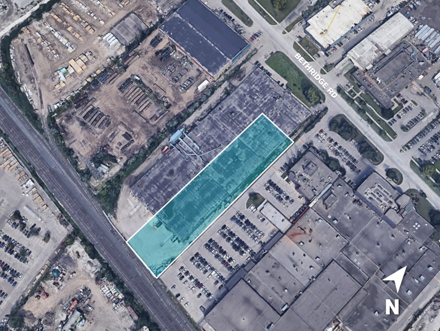 37 Bethridge Rd, Toronto, ON to rent Aerial- Image 1 of 1