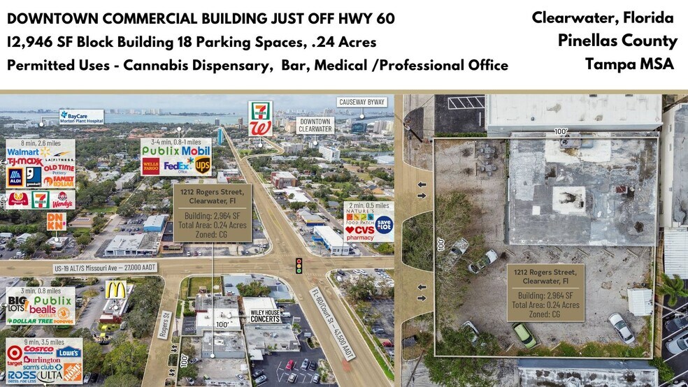 1212 Rogers St, Clearwater, FL for sale - Building Photo - Image 1 of 1