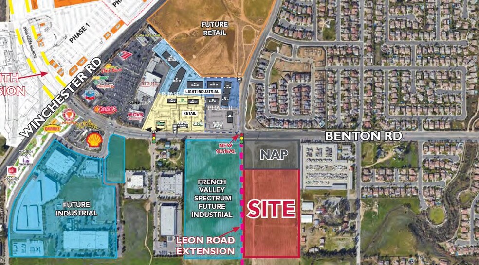 SEQ Benton Rd. & Leon Rd, Winchester, CA for sale - Building Photo - Image 1 of 1