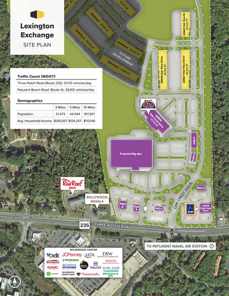 Three Notch Rd, California, MD for rent - Site Plan - Image 2 of 2