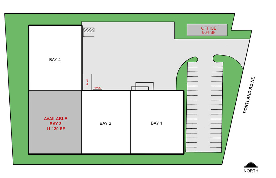 8685 Portland Rd NE, Salem, OR for rent - Site Plan - Image 3 of 13