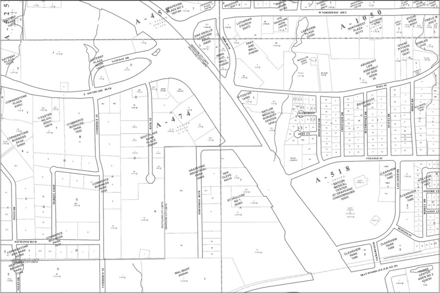 800 Industrial Blvd, Grapevine, TX for rent - Plat Map - Image 2 of 6