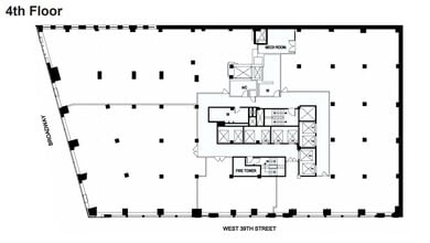 1412 Broadway, New York, NY to rent Floor Plan- Image 2 of 2