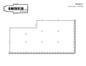 PENN 1, New York, NY for rent Floor Plan- Image 2 of 2