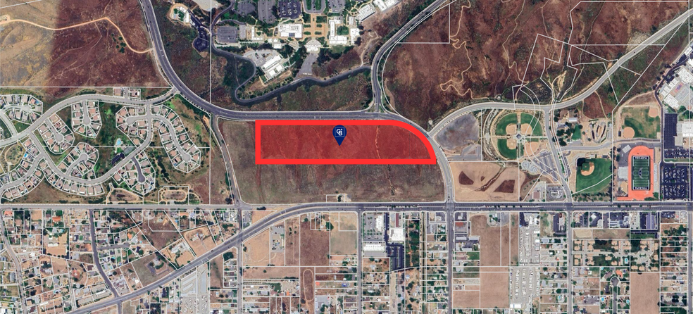 Sand Canyon rd, Yucaipa, CA for sale - Aerial - Image 1 of 2