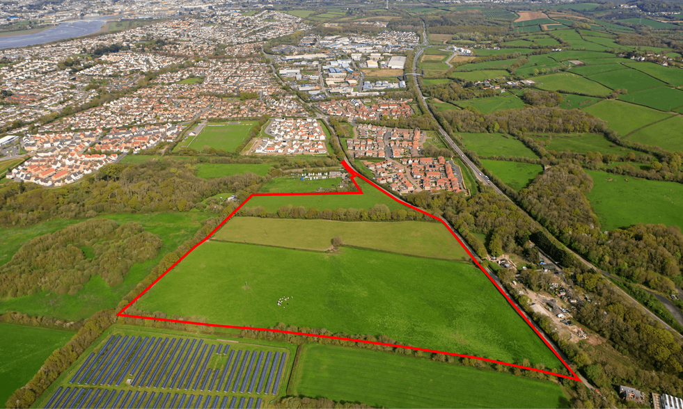 Old Bideford Rd, Barnstaple for sale - Aerial - Image 2 of 3