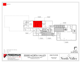 30500 Northwestern Hwy, Farmington Hills, MI for rent Floor Plan- Image 2 of 2