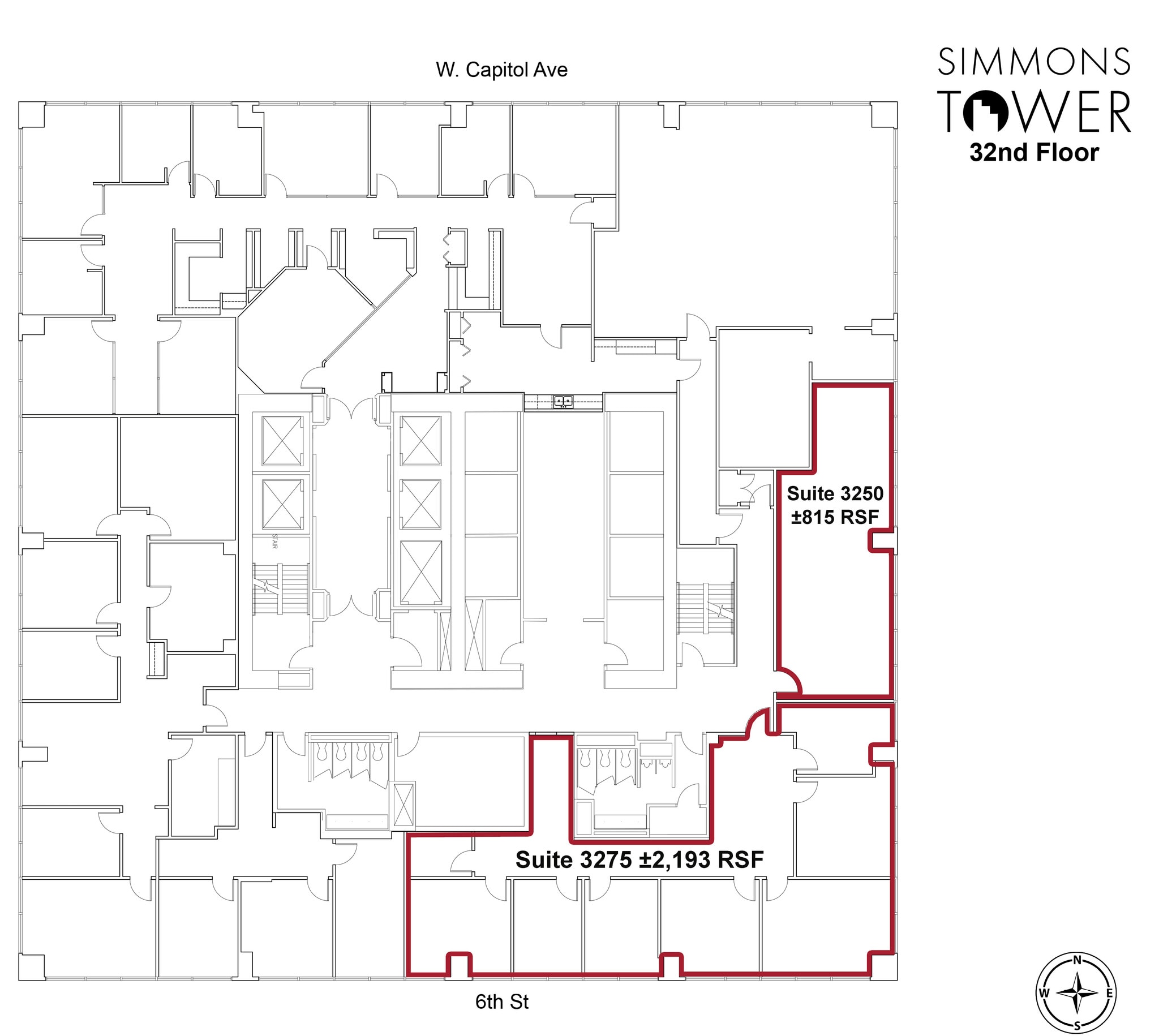 425 W Capitol Ave, Little Rock, AR to rent Floor Plan- Image 1 of 3