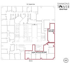 425 W Capitol Ave, Little Rock, AR to rent Floor Plan- Image 1 of 3