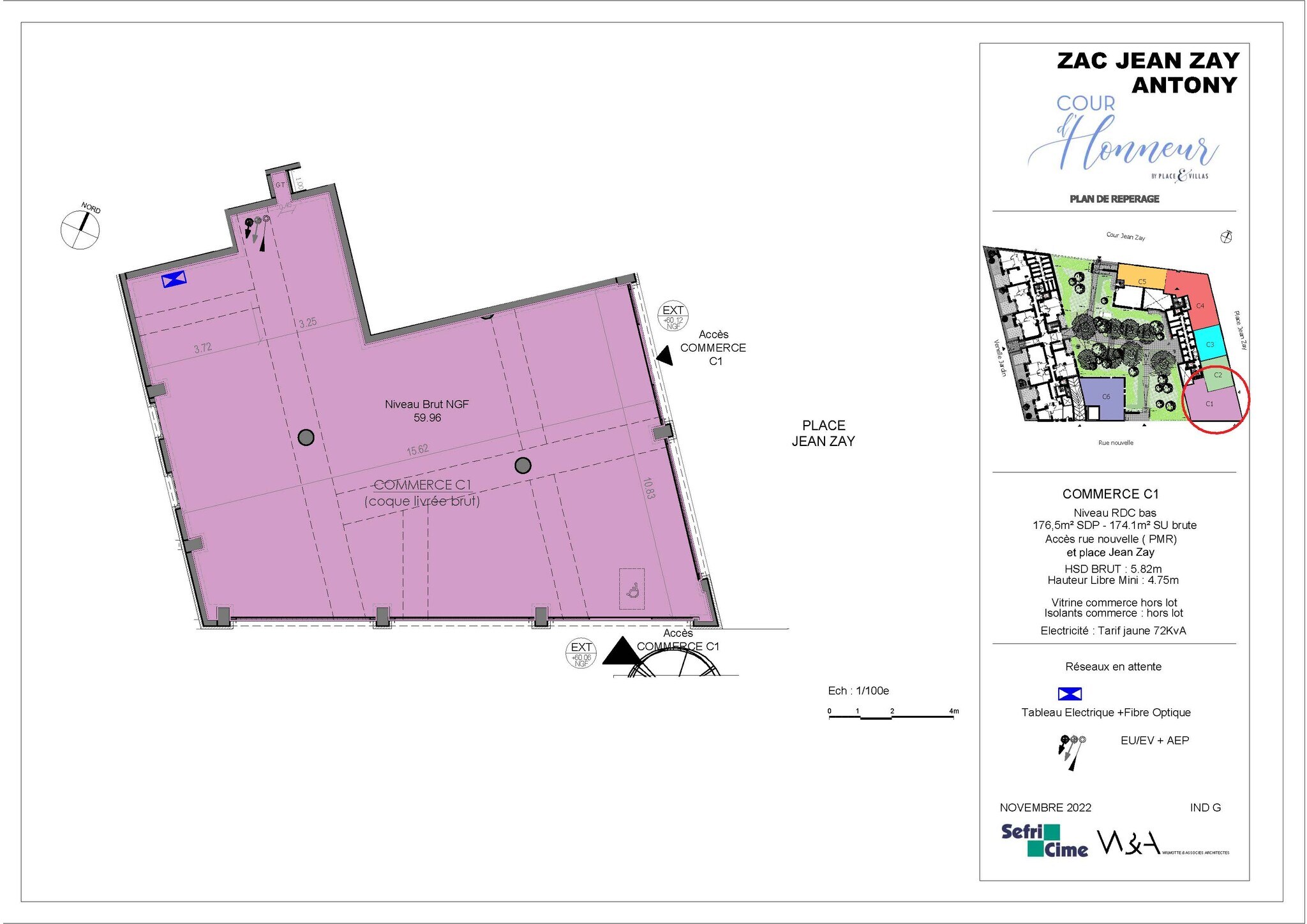 1 Place Simone Veil, Antony to rent Floor Plan- Image 1 of 1