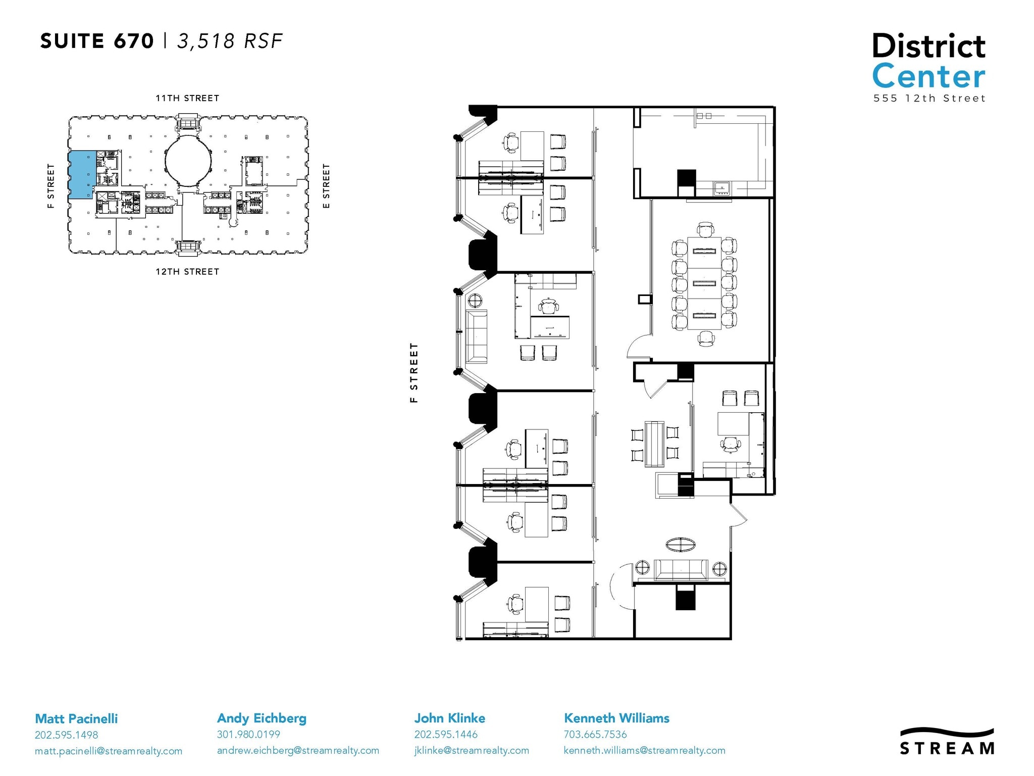 555 12th St NW, Washington, DC to rent Floor Plan- Image 1 of 1