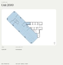 1500 W Georgia St, Vancouver, BC to rent Floor Plan- Image 1 of 1