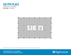 1 PPG Pl, Pittsburgh, PA for rent Site Plan- Image 1 of 1