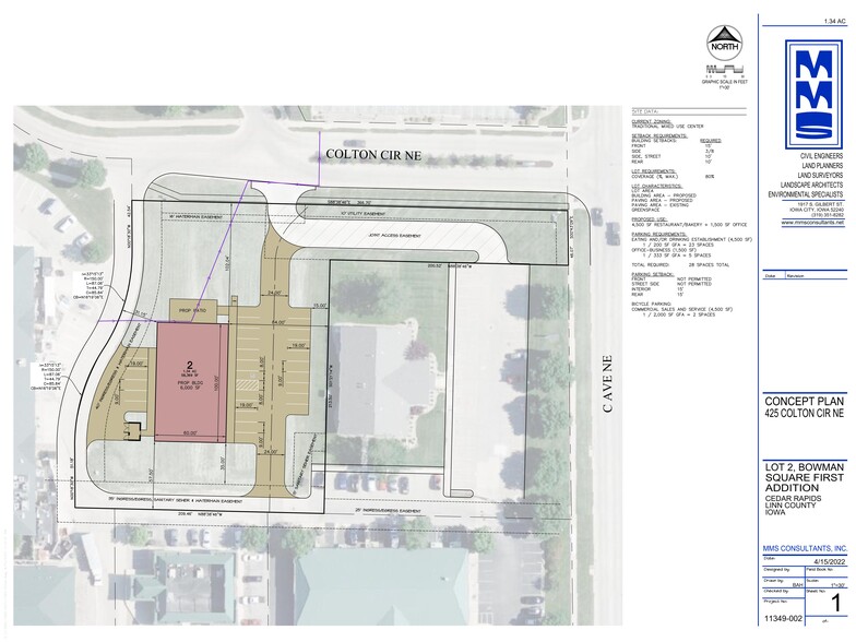 425 Colton Cir NE, Cedar Rapids, IA for sale - Site Plan - Image 2 of 2