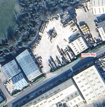 Lincoln Way, Clitheroe, LAN - AERIAL map view