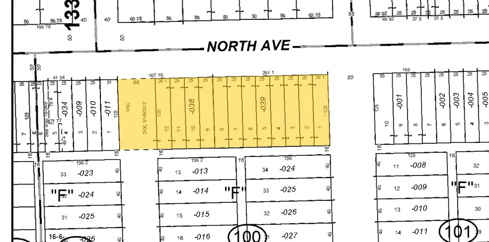 6301-6405 North Ave, Oak Park, IL for rent - Plat Map - Image 3 of 7