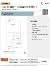 3832 Bay Center Pl, Hayward, CA to rent Floor Plan- Image 1 of 1