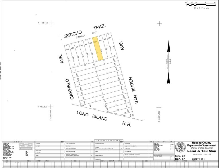 102-114 Jericho Tpke, Floral Park, NY for sale - Plat Map - Image 2 of 6