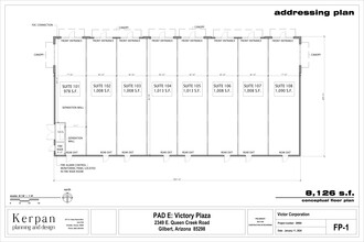 2343 E Queen Creek, Gilbert, AZ for rent Site Plan- Image 1 of 3