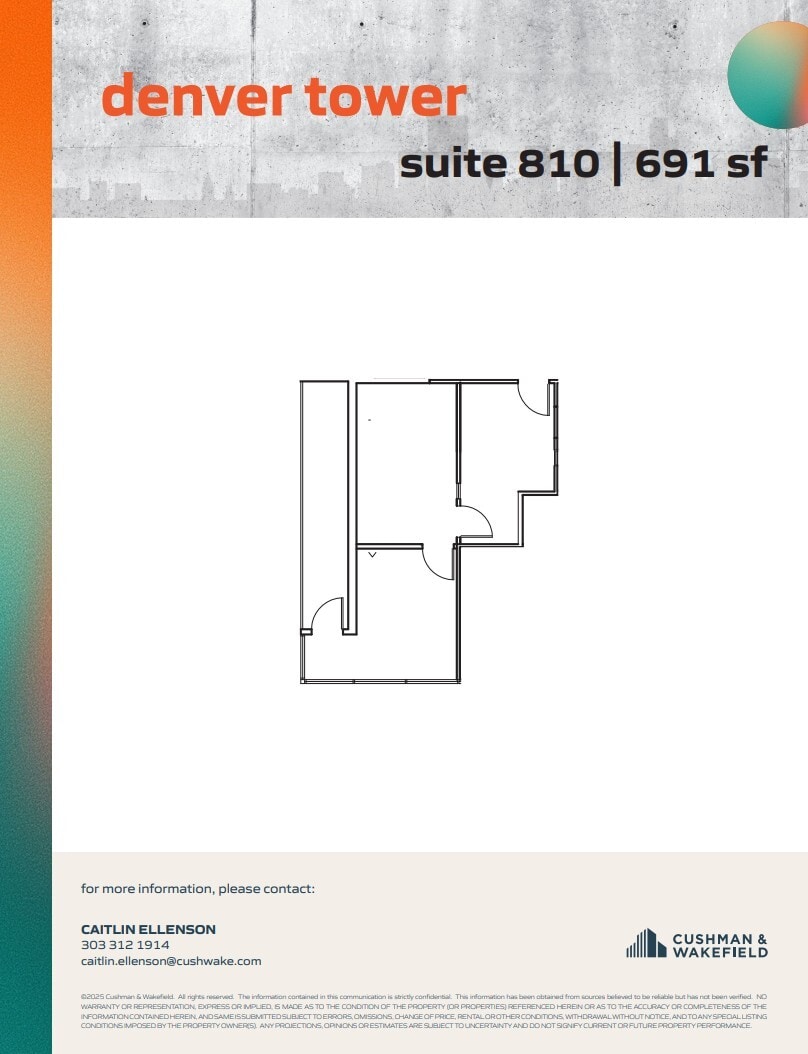 1905 Sherman St, Denver, CO to rent Floor Plan- Image 1 of 1