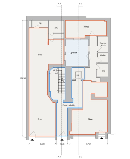 40-41 Pall Mall, London to rent Floor Plan- Image 1 of 1