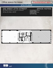 242 W 27th St, New York, NY for sale Floor Plan- Image 2 of 2