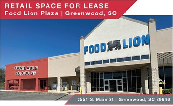 2551 S Main St, Greenwood, SC for rent Building Photo- Image 1 of 5