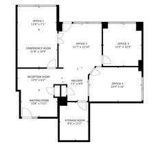 1010-1030 Rue Cherrier, Montréal, QC for rent Floor Plan- Image 1 of 1