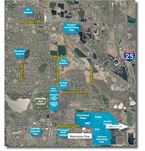 3003 E Harmony Rd, Fort Collins, CO - aerial  map view