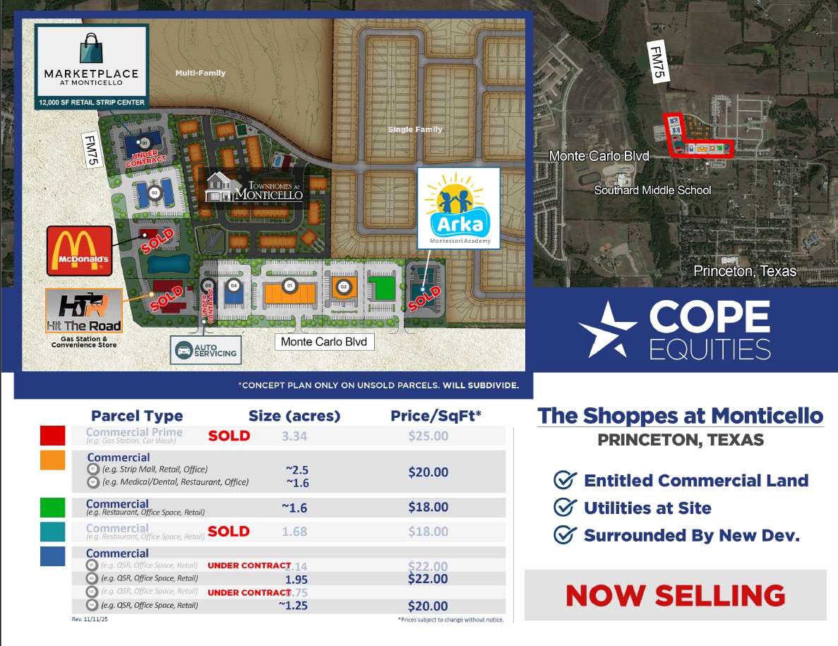 E.Monte Carlo & Longneck Rd, Princeton, TX for sale Building Photo- Image 1 of 10