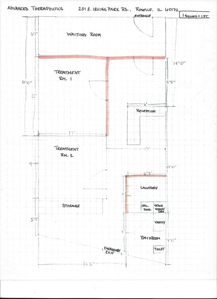 201-211 Irving Park Rd, Roselle, IL for sale - Floor Plan - Image 1 of 1