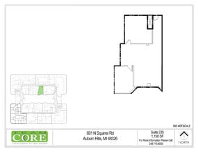 691 N Squirrel Rd, Auburn Hills, MI to rent Floor Plan- Image 1 of 1