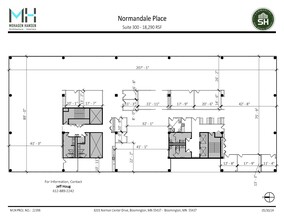 8201 Norman Center Dr, Bloomington, MN for rent Floor Plan- Image 1 of 5