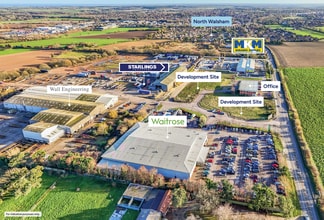 Cromer Rd, North Walsham, NFK - Aerial  map view