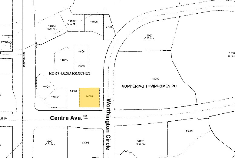 1000 Centre Ave, Fort Collins, CO for rent - Plat Map - Image 2 of 4