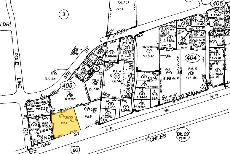 2121 2nd St, Davis, CA for rent - Plat Map - Image 3 of 13