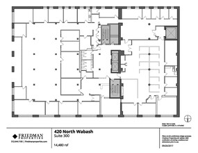 420 N Wabash Ave, Chicago, IL for rent Floor Plan- Image 1 of 4