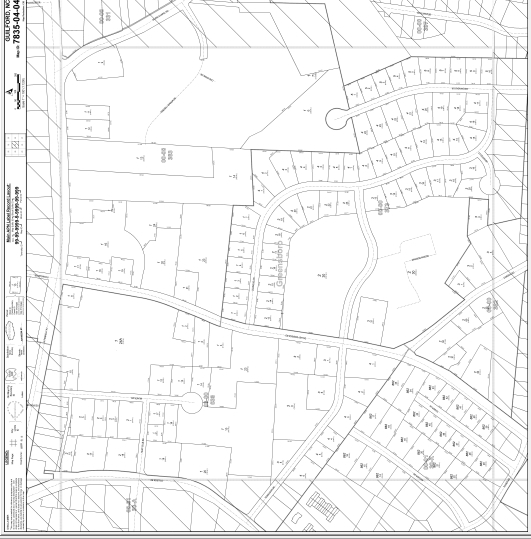 603 Milner Dr, Greensboro, NC for rent - Plat Map - Image 1 of 2