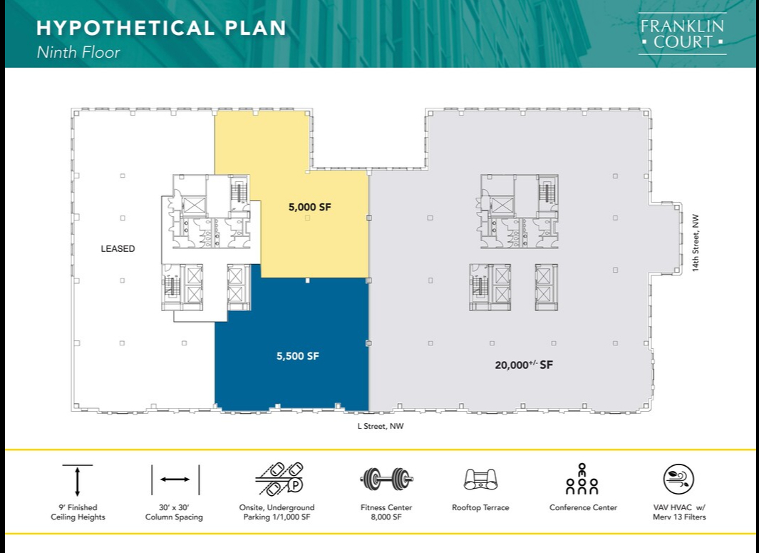 1099 14th St NW, Washington, DC for rent Floor Plan- Image 1 of 1