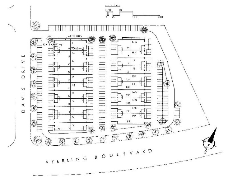 201 Davis Dr, Sterling, VA for rent - Site Plan - Image 2 of 3