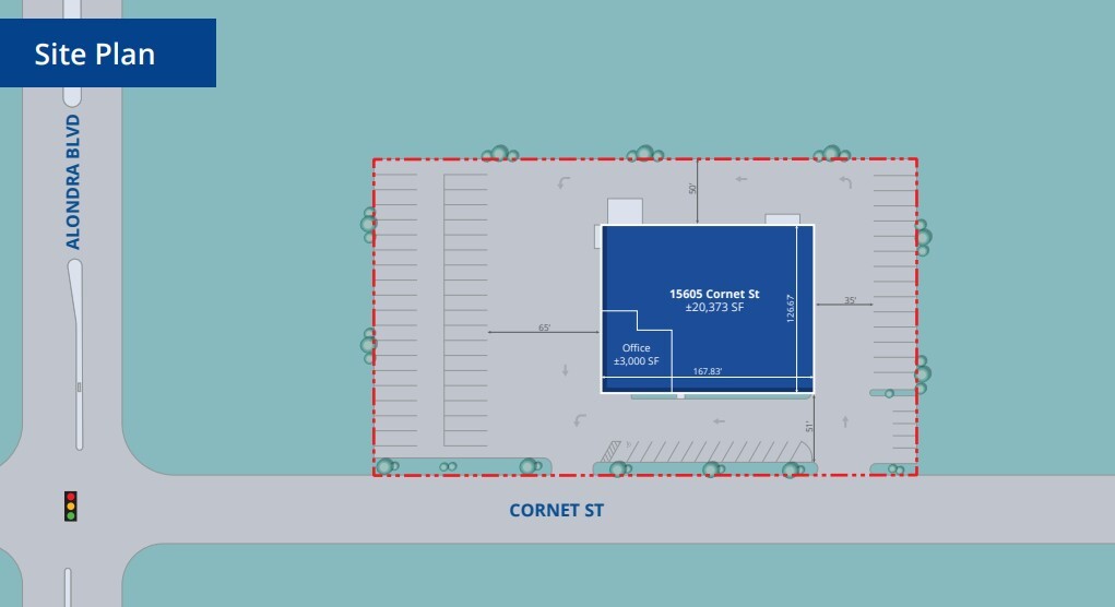 15605 Cornet St, Santa Fe Springs, CA for rent Floor Plan- Image 1 of 1