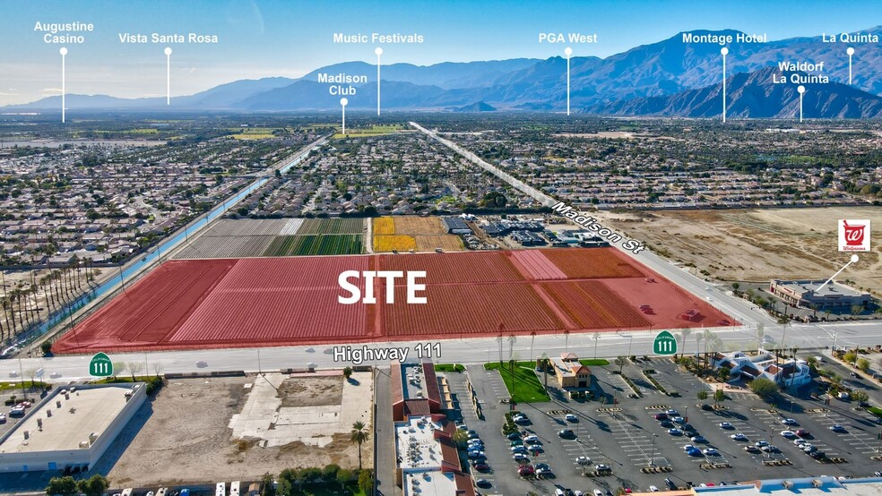 SEC Highway 111 & Madison St, Indio, CA for sale - Aerial - Image 2 of 4