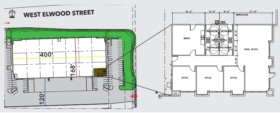 SWC Sarival Avenue & West Elwood Street, Goodyear, AZ for rent - Site Plan - Image 3 of 5