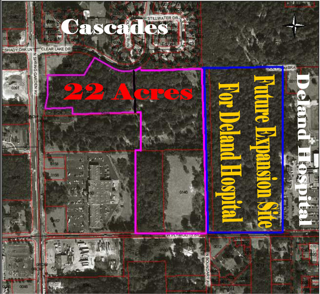 N SPRING GARDEN Ave, Deland, FL for sale - Plat Map - Image 1 of 1