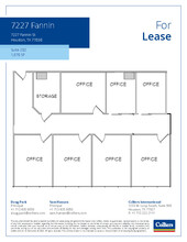 7227 Fannin St, Houston, TX for rent Floor Plan- Image 1 of 1